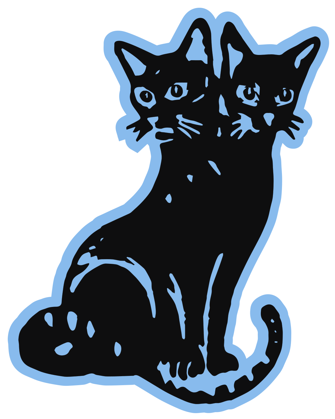 LARRY — the two-headed cat