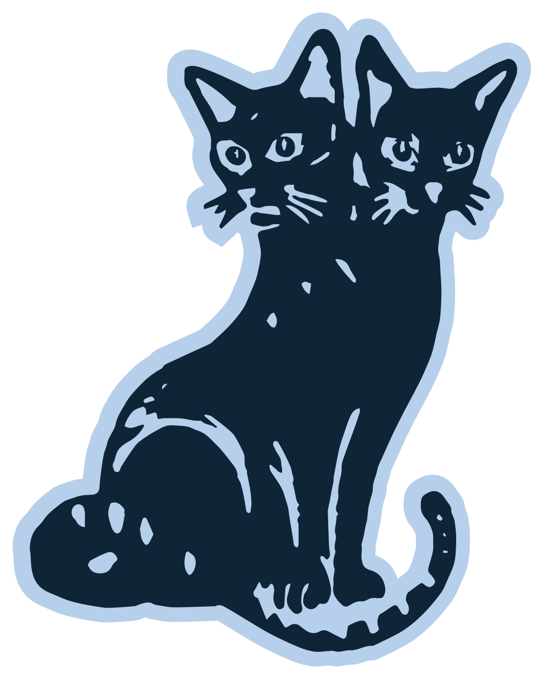 LARRY — the two-headed cat